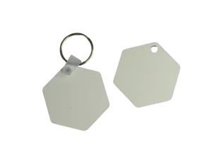 anahtarlık-5 Ahşap Anahtarlık (Altıgen)