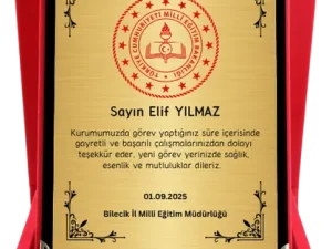Plaket (Altın)