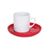 Seramik Kahve Fincanı (Kırmızı Tabaklı)