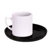 Seramik Kahve Fincanı (Siyah Tabaklı)