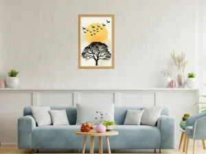 Çerçeveli Tablo (30x40) (Naturel)