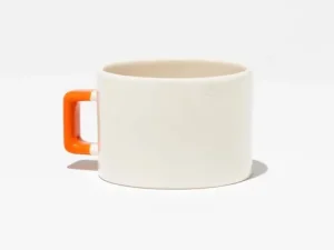 Seramik Nescafe Fincanı (Turuncu)