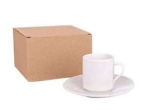 Kişiye Özel Porselen Türk Kahve Fincanı (Kırık Beyaz)