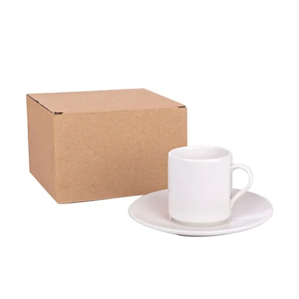 Kişiye Özel Porselen Türk Kahve Fincanı (Kırık Beyaz)