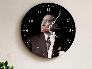 Metal Yuvarlak Duvar Saati (29cm)