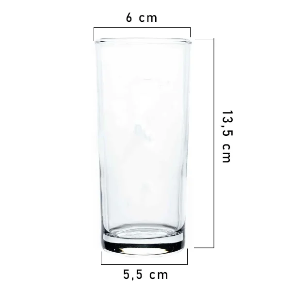 Şeffaf Rakı Bardağı